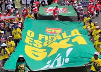 CTB divulga materiais da campanha pelo fim da escala 6×1 e convoca sindicatos para fortalecer mobilização nacional | Notícias